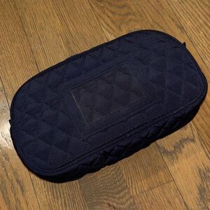 Vera Bradley Quilted Black Cosmetic Pouch